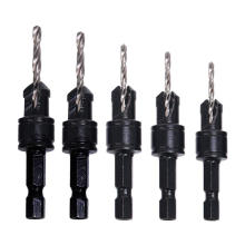 KSEIBI Quick Change 5pcs Countersink Drill Bits Set